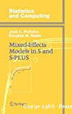 Mixed effects models in S and S-PLUS