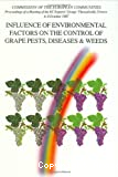 Influence of environmental factors on the control of grape pests, diseases and weeds