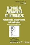 Electrical phenomena at interfaces. Fundamentals, measurements, and applications