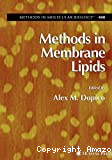 Methods in membrane lipids