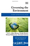 Governing the environment: salient institutional issues
