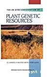 The ex situ conservation of plant genetic ressources