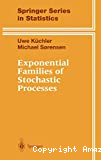 Exponential families of stochastic processes