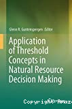 Application of threshold concepts in natural resource decision making