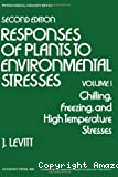 Response of plants to environmental stresses. Volume 1. Chilling, freezing and high temperature stresses