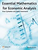 Essential mathematics for economic analysis