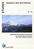 Typologie des stations forestières du massif Sainte-Victoire