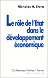 Le rôle de l'état dans le développement économique : Conférences Walras-Pareto
