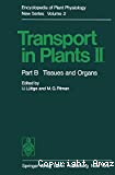 Transport in plants 2. Part B Tissues and organs