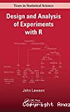 Design and analysis of experiments with R