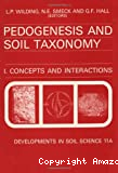 Pedogenesis and soil taxonomy. I. Concepts and interactions
