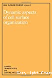 Dynamic aspects of cell surface organization