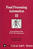 Food Processing automation III : proceedings of the FPAC III conference.