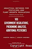 Government regulations, pheronomes analysis, additional pesticides