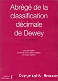 Abrégé de la classification décimale de Dewey