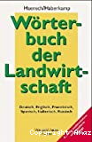 Dictionnaire agricole : allemand, anglais, français, espagnol, italien, russe. Systématique et alphabétique. Wörterbuch der landwirtschaft
