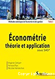 Econométrie, théorie et application sous SAS. V. 3