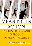 Meaning in action: interpretation and dialogue in policy analysis