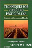 Techniques for reducing pesticide use. Economic and environmental benefits