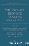 Microwawe remote sensing active and passive Vol.2 : Radar remote sensing and surface seathering and emission theory