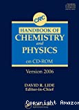 CRC Handbook of chemistry and physics on CD-ROM