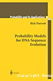 Probability models for dna séquence évolution