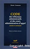 Code des tribunaux administratifs et des cours administratives d'appel : annoté et commenté