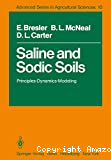 Saline and sodic soils. Principles : Dynamics-Modeling