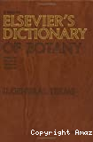 Elsevier's dictionary of botany. 2: General terms in english, french, german and russian