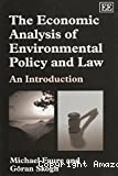 The economic analysis of environmental policy and law