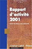 Rapport d'activité 2001
