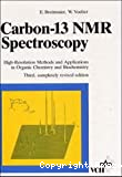 Carbon-13 and NMR spectroscopy. High-resolution methods and applications in organic chemistry and biochemistry