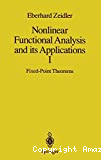 Nonlinear functional analysis and its applications
