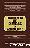 Environment and chemicals in agriculture
