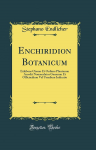 Enchiridion botanicum exhibens Classes et ordines plantarum