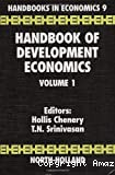 Handbook of development economics vol. 1