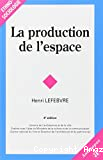 La production de l'espace