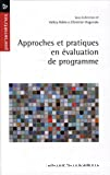 Approches et pratiques en évaluation de programme