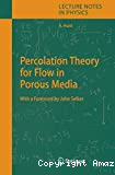 Percolation theory for flow in porous media
