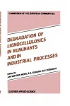 Degradation of lignocellulosics in ruminants and in industrial processes