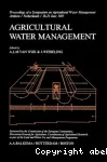 Agricultural water management