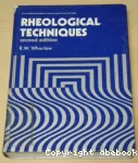 Rheological techniques