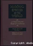 Mammal species of the world. A taxonomic and geographic reference