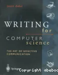 Writing for computer science. The art of effective communication