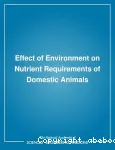 Effect of environment on nutrient requirements of domestic animals.