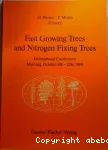 Fast growing trees and nitrogen fixing trees