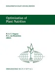 Optimization of plant nutrition