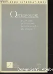 Osteoporose : pour une prevention nutritionnelle du risque