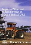 Impact of water and external forces on soil structure