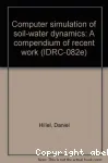 Computer simulation of soil water dynamics. A compendium of recent work